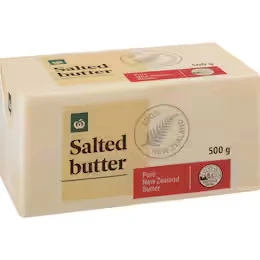 Butter, 500g block, salted