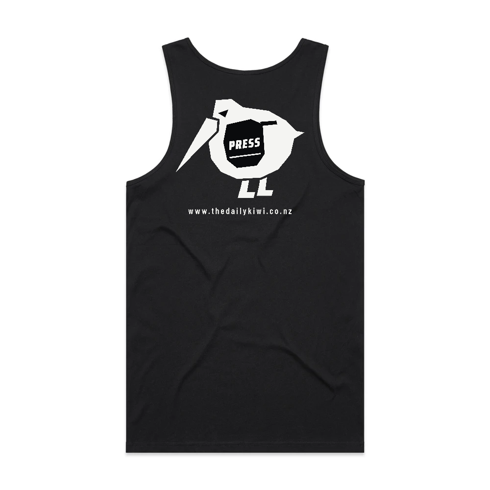 The Daily Kiwi Singlet, back
